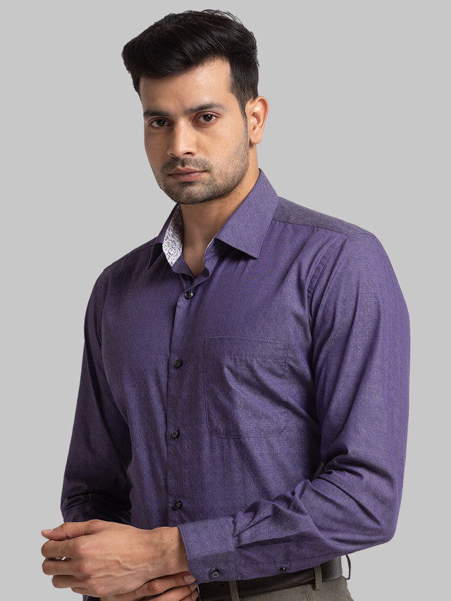 Raymond Purple Formal Shirt