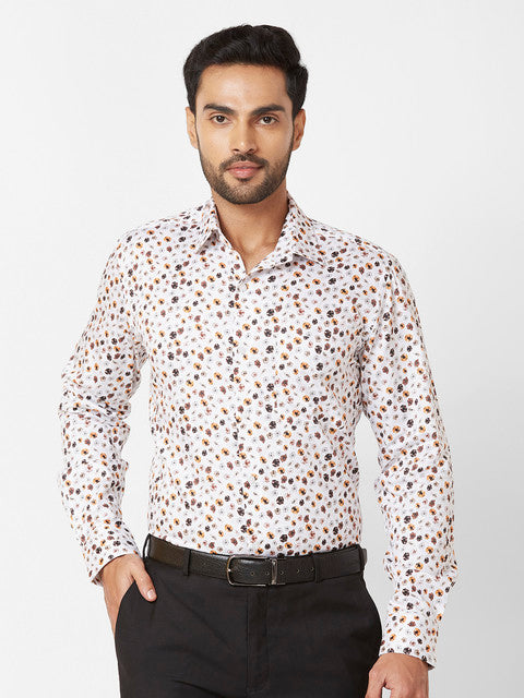 Raymond Orange Formal Shirts