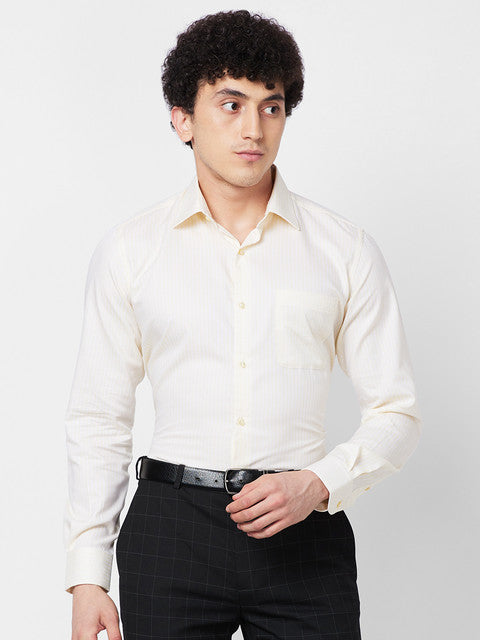 Raymond Yellow Formal Shirts