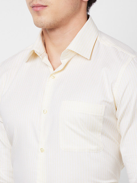 Raymond Yellow Formal Shirts