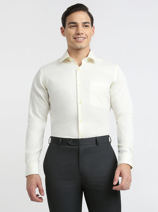 Raymond Yellow Formal Shirt