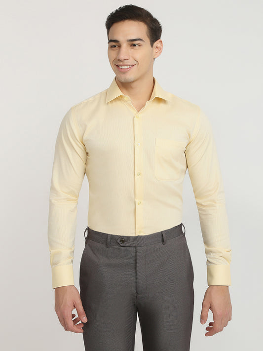 Raymond Yellow Formal Shirt