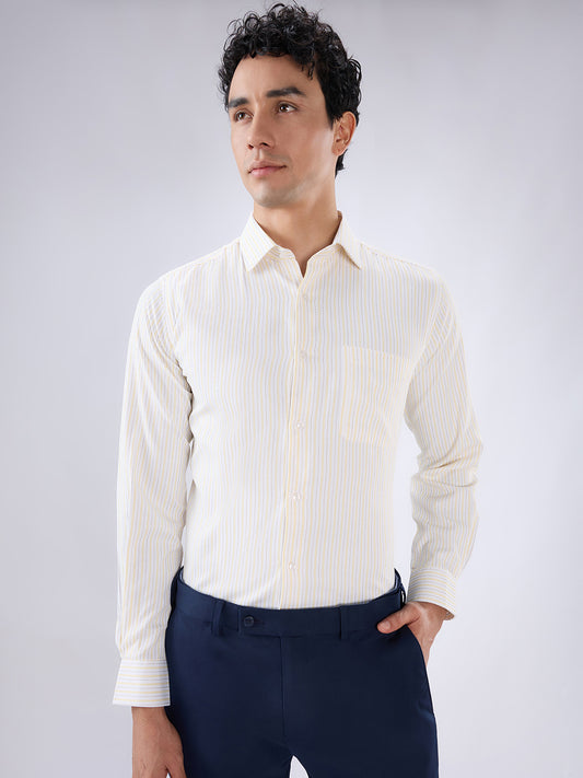 Raymond Yellow Formal Shirt