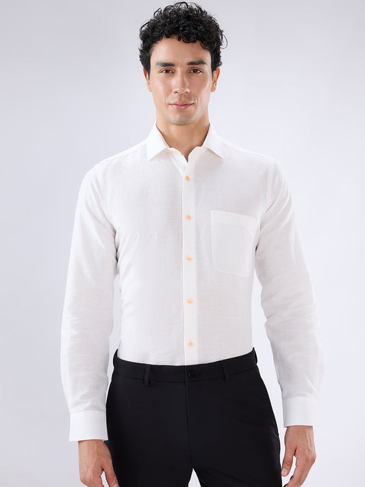 Raymond Yellow Formal Shirt