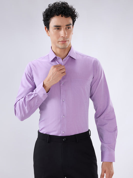 Raymond Purple Formal Shirt