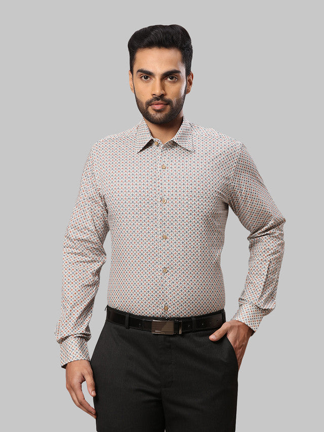 Raymond Beige Formal Shirt