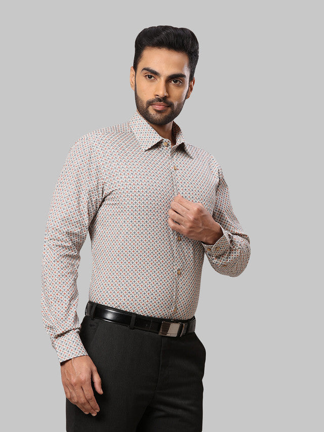 Raymond Beige Formal Shirt