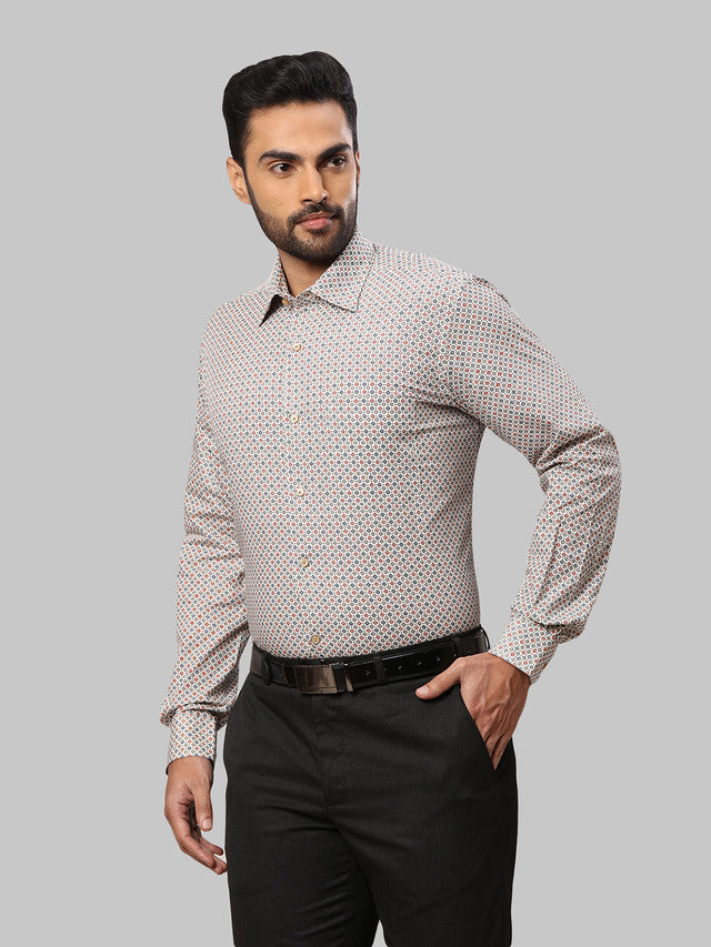 Raymond Beige Formal Shirt