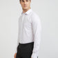 Raymond Men Black Stripe Slim Fit Cotton Shirts