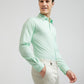 Raymond Green Checks Slim Fit Full Sleeve Cotton Shirt