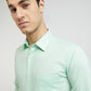 Raymond Green Checks Slim Fit Full Sleeve Cotton Shirt