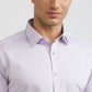 Raymond Purple Structure Slim Fit Cotton Formal Shirt