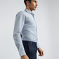 Raymond Blue Checks Slim Fit Full Sleeve Cotton Shirt