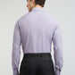 Raymond Purple Checks Slim Fit Cotton Formal Shirt