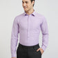 Raymond Purple Structure Slim Fit Cotton Formal Shirt