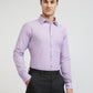 Raymond Purple Structure Slim Fit Cotton Formal Shirt