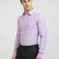 Raymond Purple Structure Slim Fit Cotton Formal Shirt