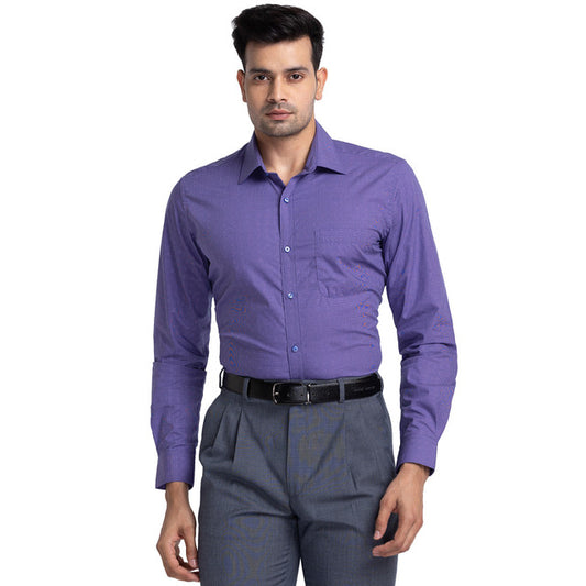 Raymond Purple Formal Shirt