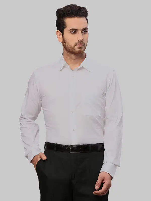 Men Slim Fit Blue Shirt