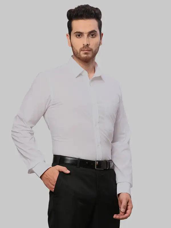 Men Slim Fit Blue Shirt