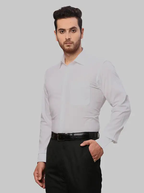 Men Slim Fit Blue Shirt