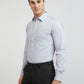 Raymond Men Blue Print Slim Fit Cotton Shirts