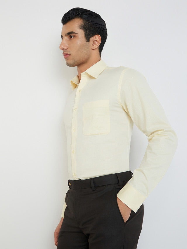 Men Slim Fit Blue Shirt