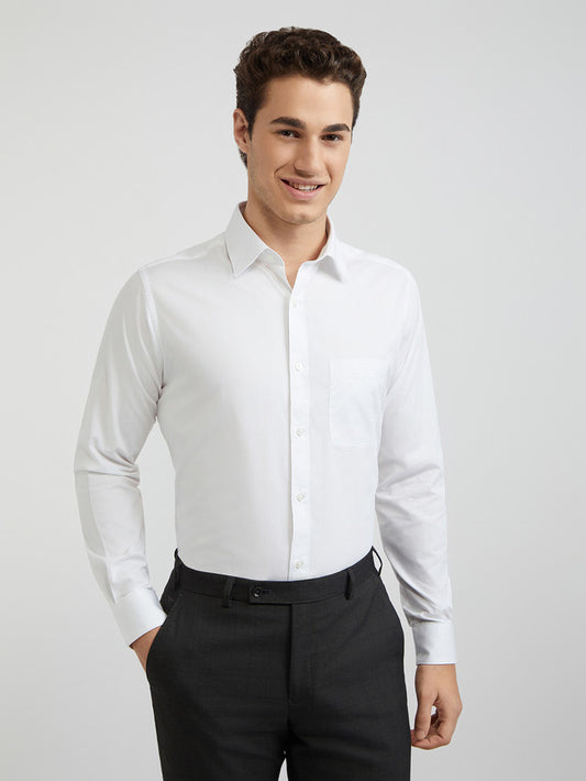 Raymond White Formal Shirt