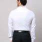 Raymond Men White Slim Fit Structure Cotton Shirts