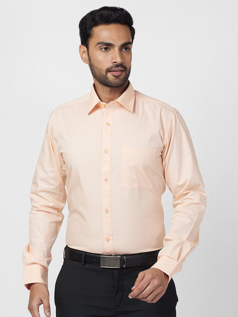 Raymond Orange Formal Shirt 