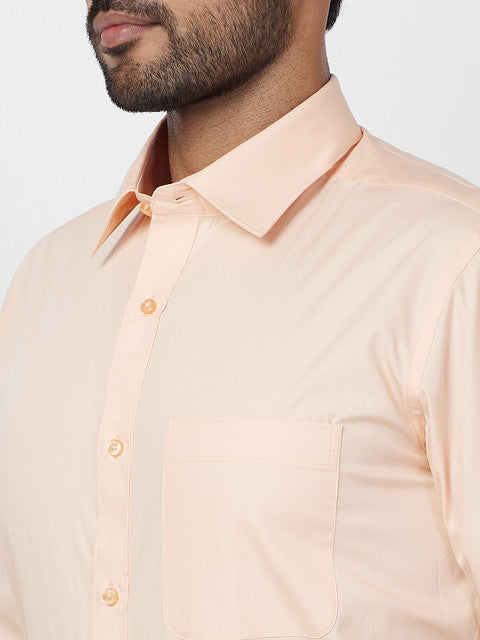 Raymond Orange Formal Shirt 