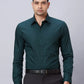 Men Red Slim Fit Solid Cotton Shirts