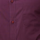 Raymond Men Purple Slim Fit Solid Formal Shirt