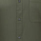 Raymond Men Green Solid Slim Fit Cotton Shirt