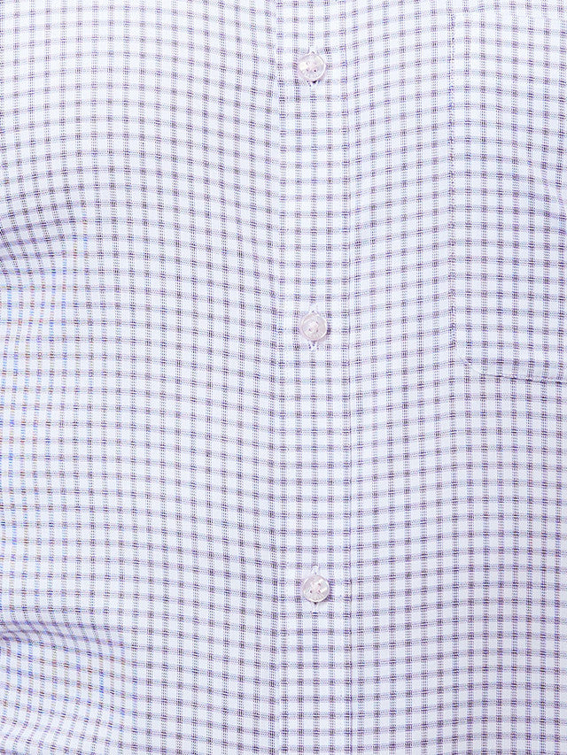 Raymond Purple Structure Slim Fit Cotton Formal Shirt