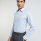 Raymond Men Grey Structure Slim Fit Cotton Shirt