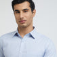 Raymond Men Grey Structure Slim Fit Cotton Shirt