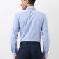 Raymond Men Blue Slim Fit Structure Formal Shirt