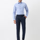 Raymond Men Blue Slim Fit Structure Formal Shirt