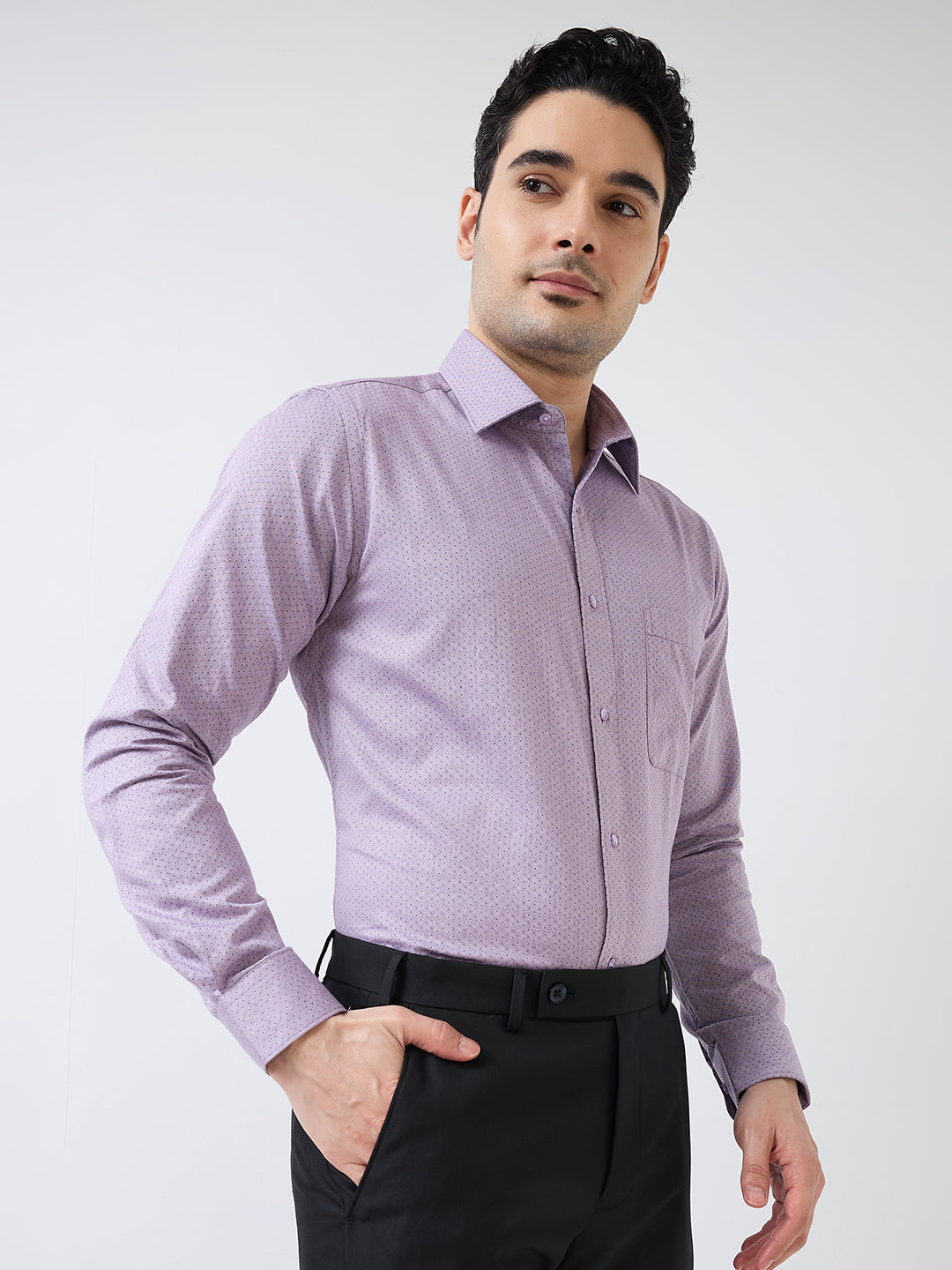 Raymond Purple Shirt 