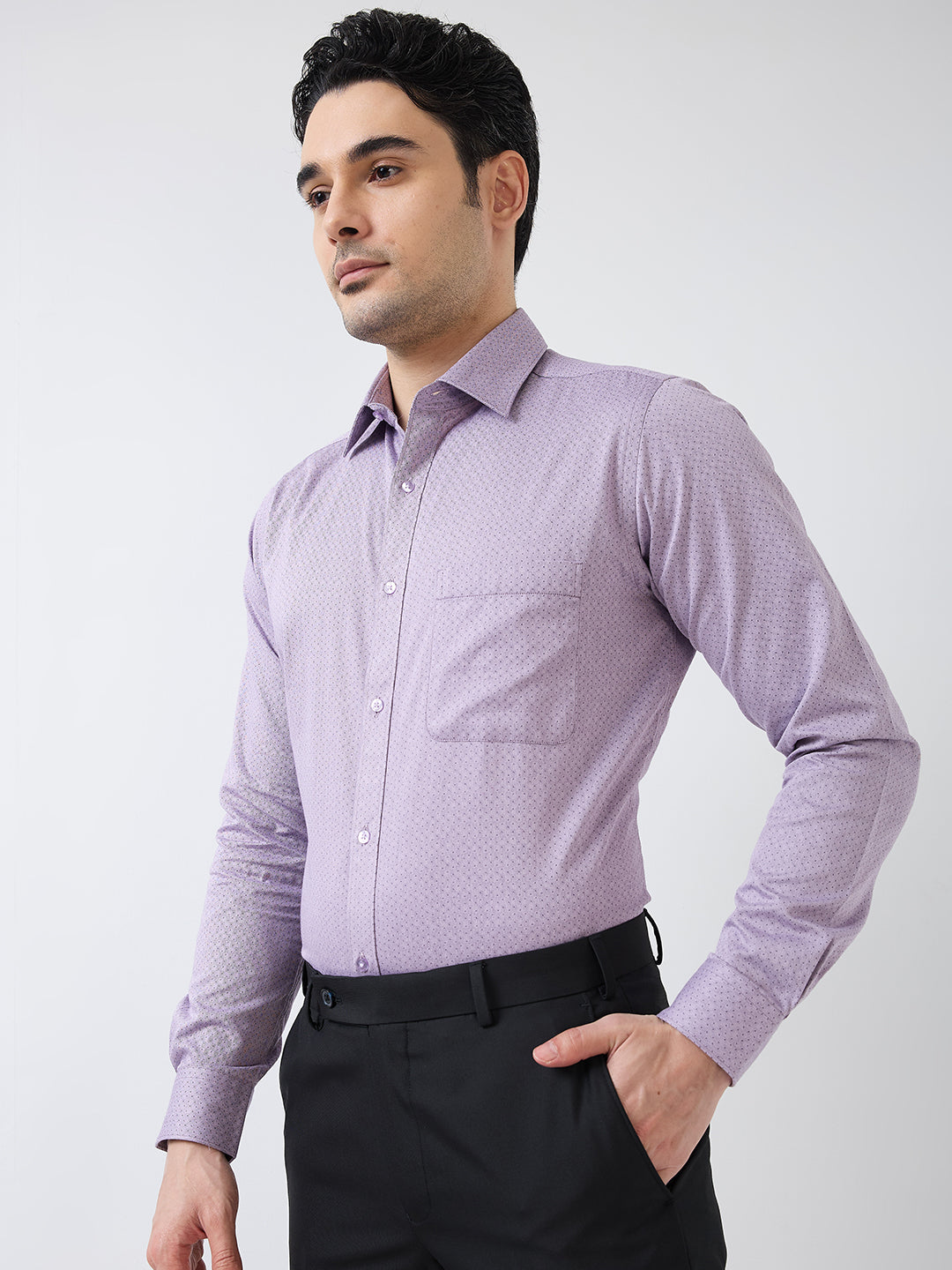 Raymond Purple Shirt 