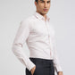 Raymond Men Pink Structured Slim Fit Cotton Formal Shirt