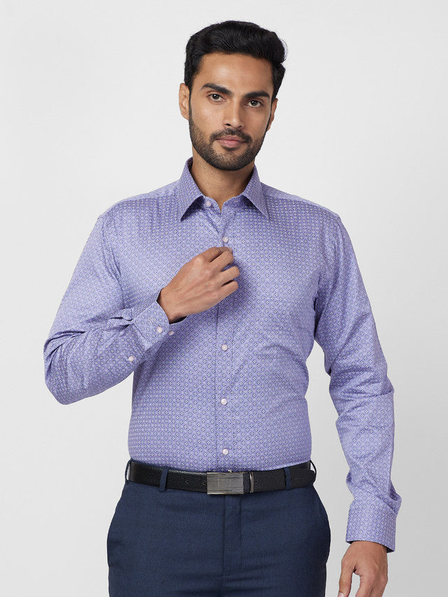 Raymond Purple Formal Shirt