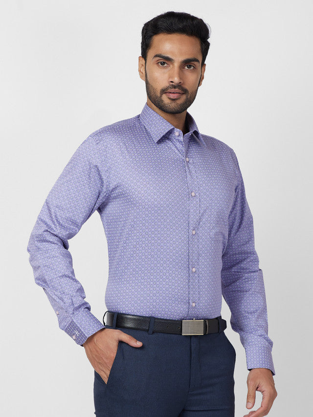 Raymond Purple Formal Shirt