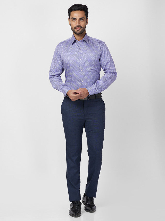 Raymond Purple Formal Shirt