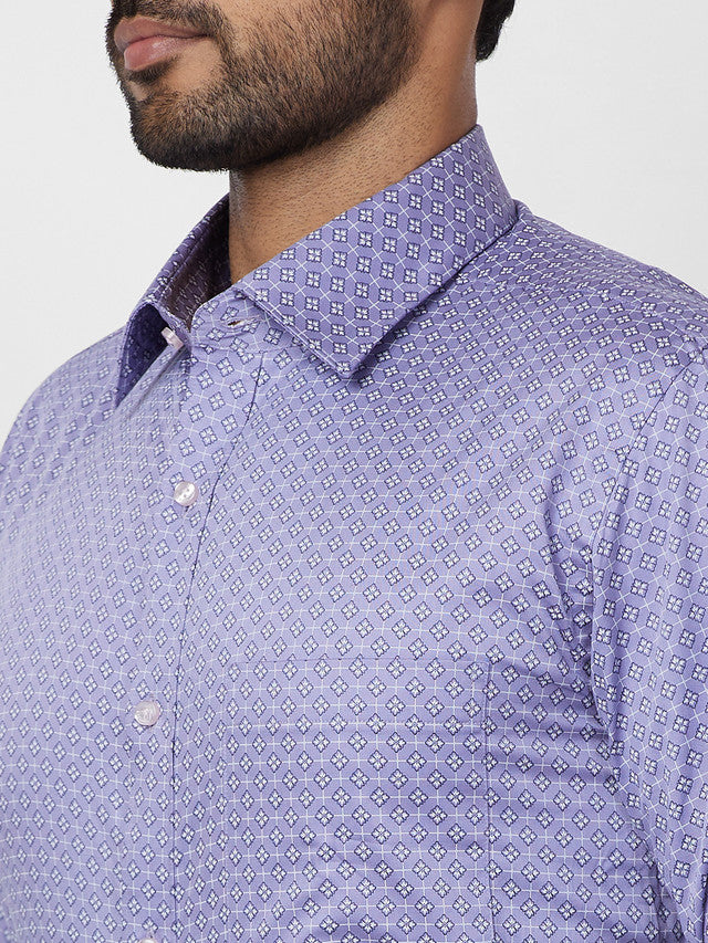 Raymond Purple Formal Shirt