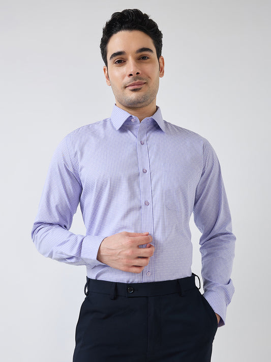 Raymond Purple Formal Shirt