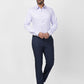 Raymond Men Purple Structured Slim Fit Cotton Formal Shirt