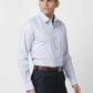 Raymond Men Orange Structure Regular Fit Cotton Shirt