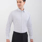 Raymond Men Blue Slim Fit Printed Formal Shirt